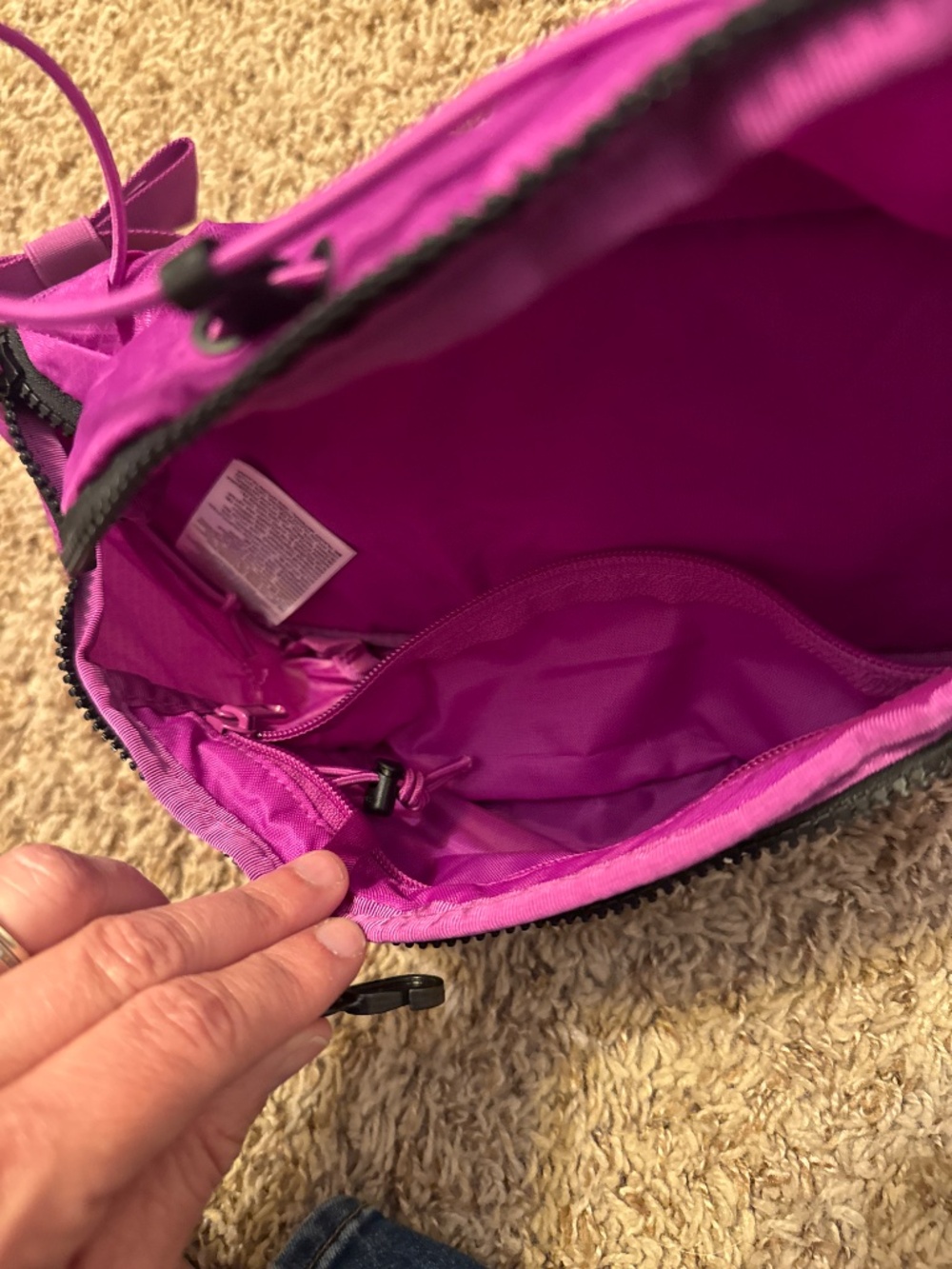 The North Face Fuchsia bum pack fanny pack lumbnical - Picture 4 of 9